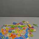 QUOKKA Puzzles for Kids Ages 4-6 - 3 Set Toddler Kids Puzzles Ages 3-5 - Learning United States Games for Childrens 6-8 - Educational Toys for 3 Year Old Boys and Girls - Award Winning (Wooden Maps)