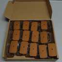 28Pcs Chair Leg Floor Protectors Rectangle for Hardwood Floors Silicone Caps Covers Felt Furniture Pads Clear Chair Sliders, Protect The Floor from Scratches(Fit:L 1.5"-2",W 0.75"-1")