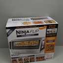 Ninja Air Fryer Toaster Oven Combo | 8-in-1 Functionality | Flip Up & Away for Storage Space | Air Fry Basket, Sheet Pan, Wire Rack & Removable Crumb Tray |1800 Watt | Stainless Steel | SP151, 17.01 in L X 15.75 in W X 7.68 in H
