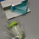 The First Years Squeeze & Sip Toddler Straw Cups - Squeezable Transition Sippy Cup with Silicone Straw - Toddler Feeding Supplies - 7 Oz - 3 Count - Ages 6 Months and Up (Green/Teal)