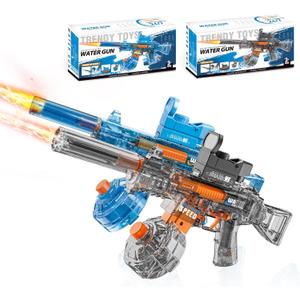 Electric Water Gun for Adults Kids, Automatic Squirt Guns LED Light, 6.7 x 2.6 x 4.9 inches
