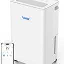 WHOY Dehumidifier for Basements, 2000 Sq. Ft., 30 Pints, Max 50 Pints 1.6L Tank, App-Controlled, With 4.9 ft Drain Hose Low noise, for Living room, Basements and Office