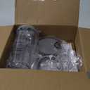 BELLA Personal Size Rocket Blender for Smoothies and Protein Shakes, Portable Juice Maker and Mini Food Processor and Grinder, 12 Piece, BPA Free Accessories, 240 W, Stainless Steel (1.7 Cup)