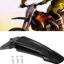 Dirt Bike Front Fender, Detachable Motorcycle Front Fender Compatible With Sur Ron Light Bee X Sur Ron Dirt Bike Talaria Sting Segway, Black