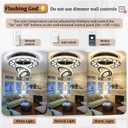 Flashing God Dia 24" Modern Crystal Chandelier for Dining Room Black Ceiling Chandelier Flush Mount Ceiling Light for Living Room Bedroom Hallway