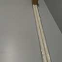 Ycolnaefllr 1 Inch Diameter Single Curtain Rod for Windows Decorative Drapery Rods Adjustable Length from 84 to 120 Inch,Adjustable Single Window Curtain Rod with Resin Finial, Weathered White