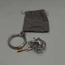 2025 Upgraded Stainless Steel Chastity Lock Male Cage Chastity Device Male Metal Lightweight Chastity Cage Breathable Chastity Devices Men's Penis Cage Lock Toys Bird Chastity Lock Sweater GXY7