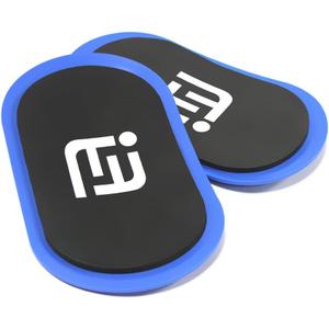 Gliding Discs Core Sliders Smooth Use On Carpet Floor Exercise Sliders Equipment.Compact Core Gliders for Home Gym - Fitness Equipment & Full-Body Workout Accessories (Blue)