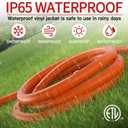 Skrizcable 16/3 50 FT Outdoor Extension Cord Waterproof, Weatherproof & Flame Retardant Orange 3 Prong Power Cord Outside for Lawn & Garden, 13 Amps 1625 Watts 125 VAC 16AWG SJTW, ETL Listed