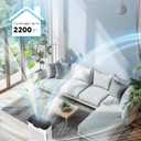 Air Purifiers for Home Large Room 2200 Ft with Washable Filters, MOOKA H13 HEPA Air Purifier for Home Pets Bedroom with Fragrance, Air Cleaner for Smoke Dust Pollen Pets Hair Odor, KJ190 White