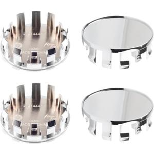 4Pcs Wheel Center Caps for Nissan Armada Titan Wheel Rim Outer 70mm(2.76in) Inner 65mm(2.56in) Chrome Hub Caps Replacement 40342-EA210