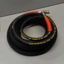 Twinkle Star 50FT Pressure Washer Hose with 3/8 Inch Quick Connect, High Tensile Wire Braided Power Washer Hose, 5,800 PSI