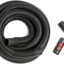 CRAFTSMAN CMXZVBE38759 2-1/2 in. x 20 ft. POS-I-LOCK Wet Dry Vac Hose Attachment Kit, Industrial-Grade Shop Vacuum Replacement Hose, Fits Most Wet/Dry Vacuums with a 2-1/2 in. Diameter