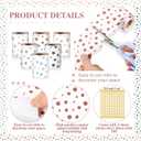 Tenceur 160ft Boho Dots Border for Bulletin Board, Polka Dot Classroom Decoration, 6 Rolls Colorful Painted Dots Scalloped Bulletin Board Border Trims for Chalkboard Whiteboard Poster Decor