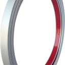 3 x Flexible Molding Trim Wall Trim|Peel and Stick Trim|Ceiling/Wall/Mirror/Door/Wardrobe/Cabinet Edge Moulding,16.4 ft x 0.4 in [Silver] [1]