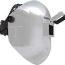 Tefuawe Flip Up Chopped Fiberglass Sugar Scoop Welding Helmet, Medium Cut top and Bottom Sugar Scoop Pipeline Welding Hood, fit in all 2x4.25" welding lens