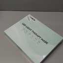 7-Color LED Light Therapy Mask, Wireless Green Silicone Face Mask for Red Light Therapy, Infrared, Blue Light, and Skin Rejuvenation, Adjustable Brightness & Skin Treatment, Green