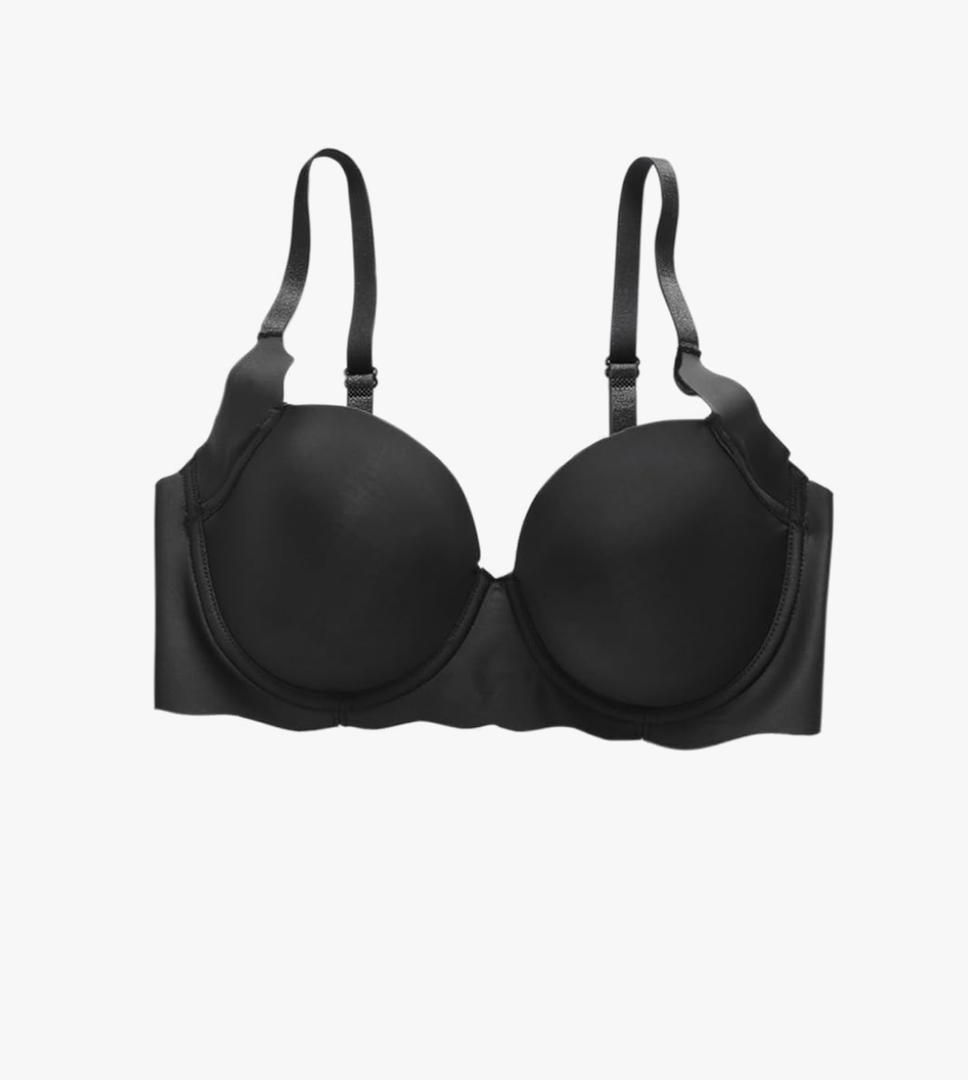 Full-Coverage Comfortable Silk Push Up Bra for Women 36C