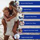 Magnesium Glycinate Gummies for Adults 100mg, Supplement with Magnesium Glycinate, Ashwagandha, L Theanine, Supercalming Gummies for Relax & Sleep, 60 Gummies