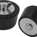 2 x Swimming Pool Winterizing Plugs 2" for Pool Drain with SS Screw, Stainless Steel Bolts, Rubber Pool Plugs(2 PCS)