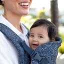 Infantino Flip 4-in-1 Convertible Baby Carrier, Adjustable, Ergonomic Hands Free Babywearing, Registry Essential, Carrier for Newborn to Toddler, Floral Navy