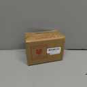 TIPGO Glass Qtip Holder Dispenser - 10 oz Clear Canister Apothecary Jar, Bathroom Vanity Storage Organizer Set for Cotton Swabs, Pads, Floss Picks, Small Containers for Makeup Storage (2 Pack, Black)