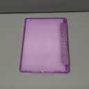Case for iPad 6th/5th Generation 9.7 Inch 2018/2017, iPad Air 2 Cute Glitter Clear Protective Cover for Kids, Girls, Woman, with Pencil Holder (Purple)