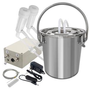 Goat Milking Machine, Portable Pulsation Plug-in Vacuum Pump Goat Milker (3 Litre, Basic)