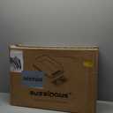 Enclosed Stainless Steel Cat Litter Box with Lid Extra Large Litter Box for Big Cats XL Metal Litter Pan Tray with High Wall Sides Enclosure, Non-Sticky, Anti-Leakage, Easy Cleaning (6" Deep Light Grey)