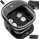 Puboo Collapsible Foot Soaking Tub, Foot Spa Bath Massager with Heat