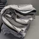 Dinjoy Floral Quilt Set Queen Size,Grey White Bedspread Coverlet Botanical 3 Pieces Fall Quilts Microfiber Lightweight Flower Bedspreads Soft Reversible Farmhouse Bed Cover for All Season(96"x90")