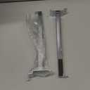 Zonon 24 Pcs 12 Inch Slatwall Shelf Bracket Heavy Duty Slatwall Shelves Display Hooks Hangers Paneling Accessories for Panel Retail Shop Garage Room Storage Organizer Exhibition(Silver)