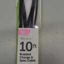 10ft Braided Charge and Sync Cable for Apple Lightning