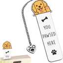 6 x Golden Retriever Gifts Cute Dog Bookmark for Book Lovers, Funny Dog Themed Gift Valentines Gifts for Her Women Men Teens, 2026 Senior Bookish Gift for Book Lover Women Reader Bookworm