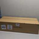 4-Light Kitchen Island Lighting, Farmhouse Pendant Island Light Fixture with Glass Shades, Black and Gold Chandelier for Dining Room, Restaurant, Foyer