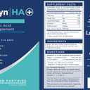 Lubrisyn HA Plus Human Liquid Hyaluronic Acid & MSM Joint Supplement, Oral HA for People, Supports Healthy Knees, Hips & Joint Function for Men & Women, Original Flavor, 30-Day Supply, 11.5 oz