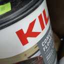 KILZ 1-Part Epoxy Acrylic Concrete & Garage Floor Paint, Silver Gray, Satin, Interior/Exterior Concrete Paint for Basement Floors, Porches, Driveways & Pool Decks, 1 Gallon