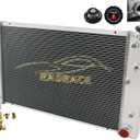 4 Row Aluminum Radiator For 1968-1973 Chevy Chevelle,1968-1977 El Camino GMC,1971-1990 Buick LeSabre Electra AT MT PRO
