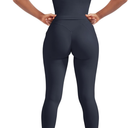SUUKSESS Women 2 Piece Workout Sets Compression Tummy Control Leggings with Pockets Halter Built in Bra Tank Tops M