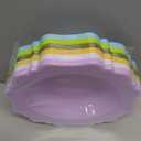 COLOSUS Plastic Multi-color Bowls (30 Pack) 12 Oz Disposable for Party Dessert/Salad Bowl, Fancy Shatterproof Dinnerware for Catering, Holidays, Children Party, and Everyday Use