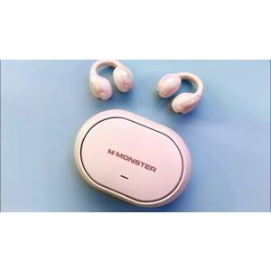 Monster Open Ear AC600 Headphones, Bluetooth 5.4 Wireless Earbuds with HiFi Stereo, Clip-On Earbuds with ENC Clear Call, 21H Playtime, Touch Control, IPX6 Waterproof Wireless Headphones for Sport