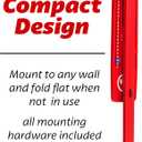 GoSports Hook 21 Wall Mounted Ring Swing Game with Foldable Arm - Play Indoors or Outdoors