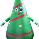 Inflatable Santa Claus Costume for men Xmas Santa Suit Blow Up Costume Adult Christmas Suit