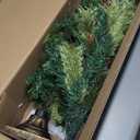 4-ft Pre-lit Slim Artificial Christmas Tree with White LED Lights