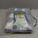 DriftAway Buffalo Plaid Blackout Curtains Linen Textured Farmhouse Double Layer Thermal Insulated Yarn Dyed Woven Checkered Gingham Grommet Drapes for Living Room 2 Panels Each 52W x 84L Dusty Blue