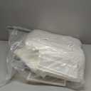 Shoe Storage, 12 Pack Shoe Organizer for Closet, Shoe Boxes Clear Plastic Stackable Shoe Containers with Lids for Size 10 (Large, White)