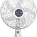 Taurus Bolt 16 Wall Mount Fan with Remote | Powerful Quiet Oscillating Wall Fan for Bedroom, Kitchen & Office | 3 Speeds, EcoJet More Airflow and Noiseless, Easy Installation, 284.5 square inches