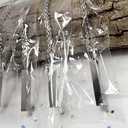 NationInFashion 4 x Stainless Steel Bar Necklace | Bar Necklace Stamping Blank