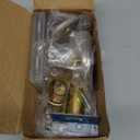 Tandefio 1 Pcs Deadbolt with Occupancy Indicator, in Use/Vacant Occupied Bathroom Lock, 304 Stainless Steel Commercial Door Lock, Fit Door Thickness from 1 3/8" to 2", Not Adjustable (Silver)