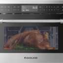 Gasland 24 Inch Built in microwave oven, Microwave and Convection Oven Combination, 1000W, 11 Levels, Sensor Cook, Touch Control, LCD Display, 1.6 Cu. Ft Wall Microwave Oven Combos, Stainless Steel